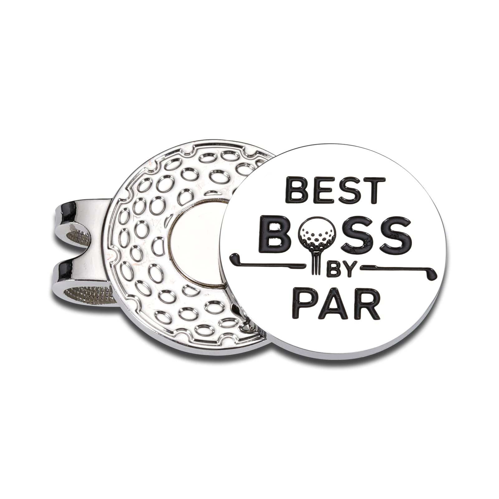 Premium Magnetic Golf Ball Marker Hat Clip - Unique Boss Day, Christmas, Birthday & Retirement Gift for Women & Men - Perfect for Leaders, Supervisors & Managers - Ideal for Golf Lovers & Office Professionals