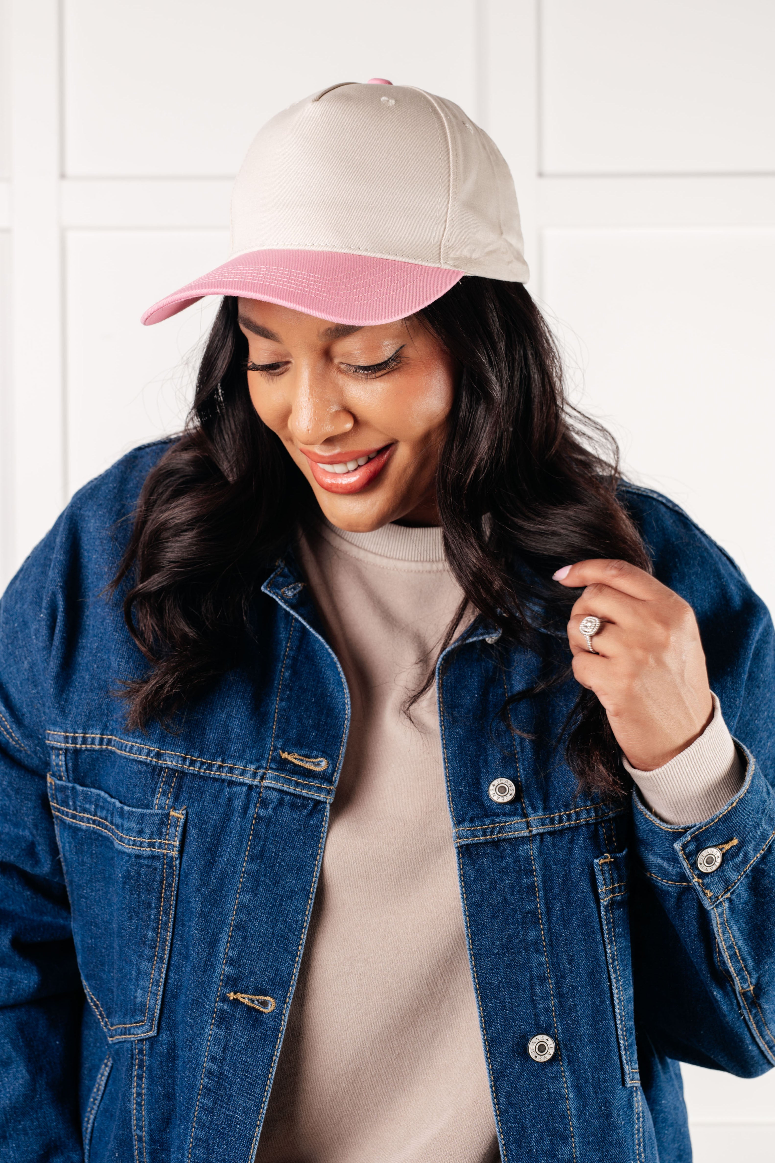 Come Hither Two-Tone Canvas Cap Set - Stylish Unisex Baseball Hats for Outdoor Activities, Sports & Fashion