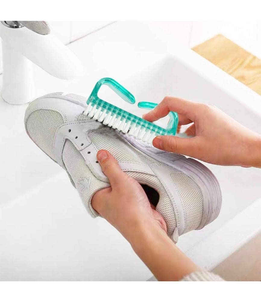 B-LADY Soft Nail Cleaning Brush for Manicure & Pedicure - Dust & Dead Skin Remover, Plastic Nail Art Tools for Finger & Toe Care (Free Size, 1 Pack) - Perfect for Salon, Home Spa & DIY Nail Care