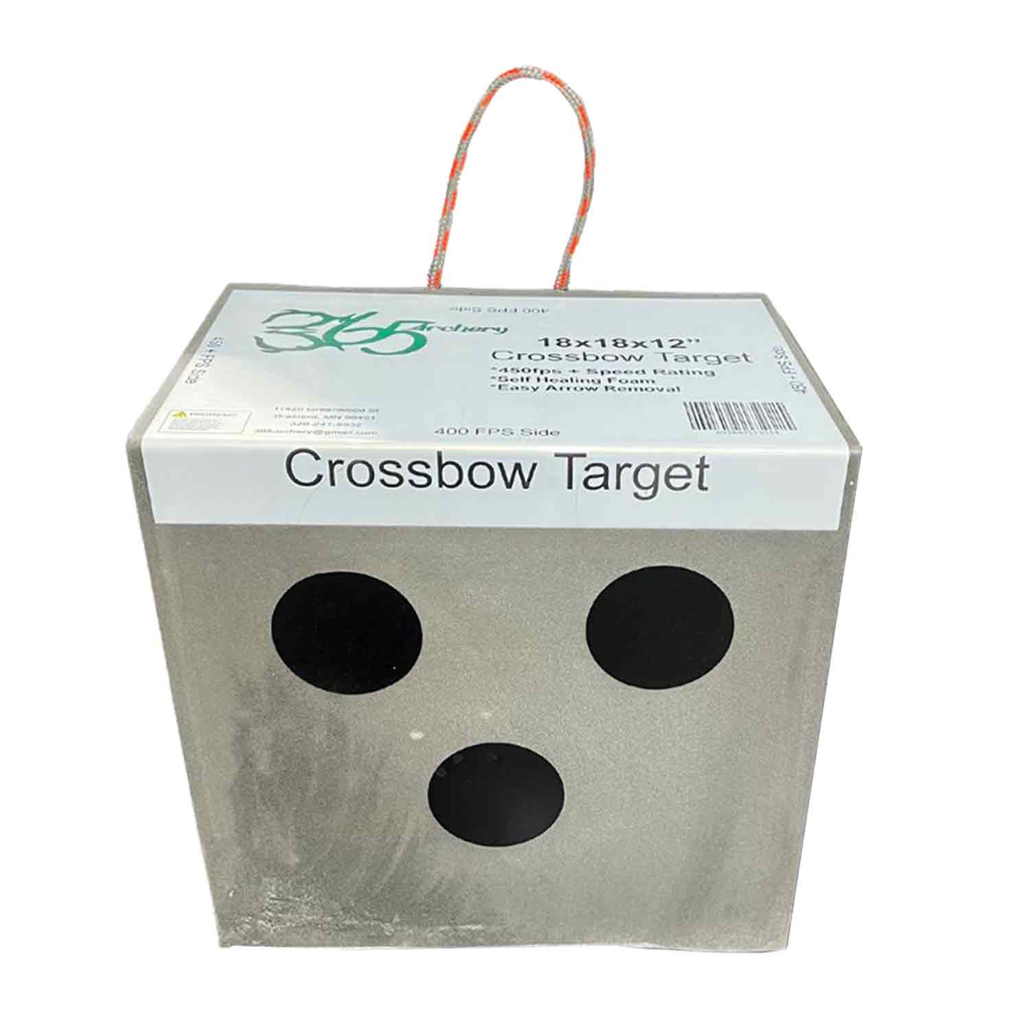 365 Archery HD Series Crossbow Cube Target - High Density Foam Archery Block for Crossbow & Compound Bow Practice - Perfect for Backyard, Hunting & Target Shooting