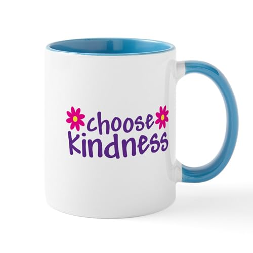 White/Blue Inside - Choose Kindness Mugs