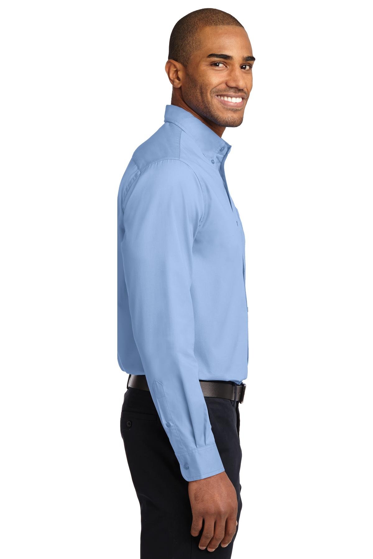 Port Authority Men's Tall Long Sleeve Easy Care Dress Shirt - Comfortable Business Casual Work Shirt for Office & Professional Wear
