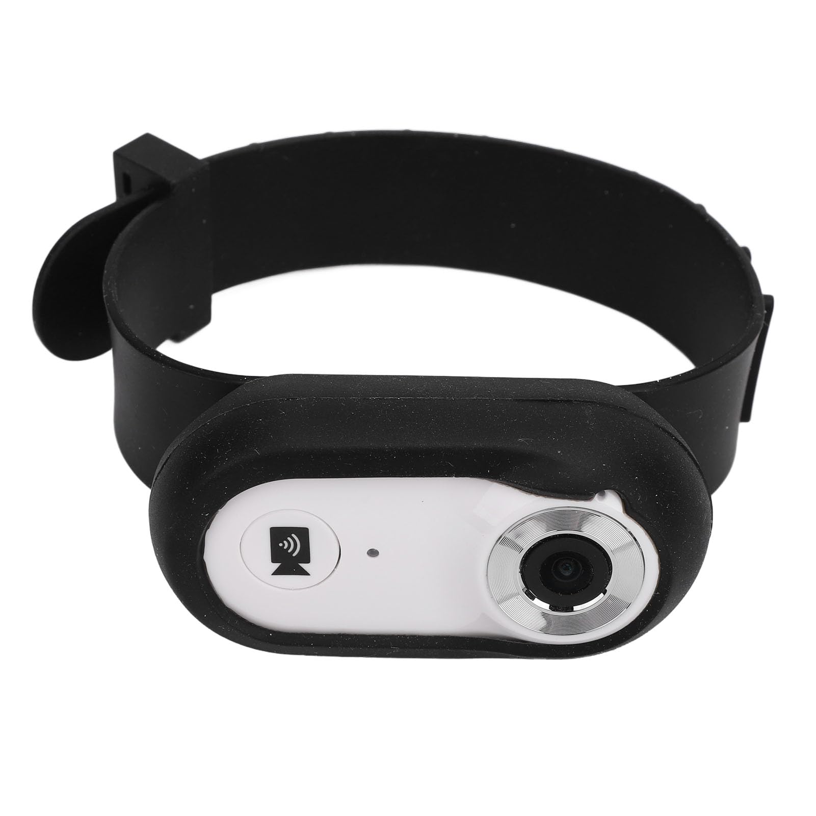 Naroote Cat Collar Camera with Playback - 350mAh Battery, 120° Wide Angle Pet Action Camera for Indoor & Outdoor Use - Perfect for Monitoring Pets at Home or Adventures (White)