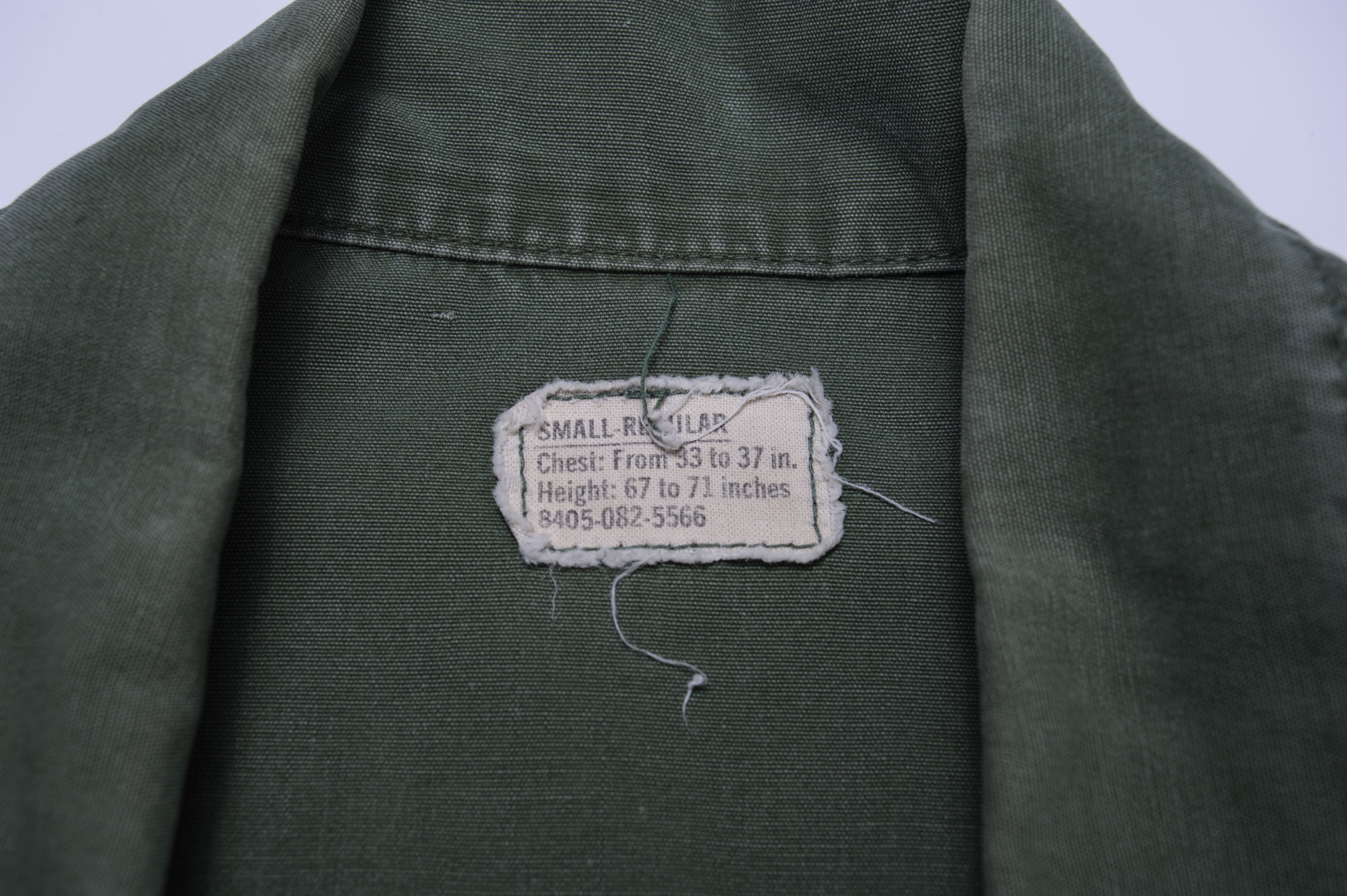 Vintage US Army Tropical Combat Jacket Ripstop 1969 Vietnam War Small Regular - Military Reenactment, Outdoor Adventure, and Collectible Apparel