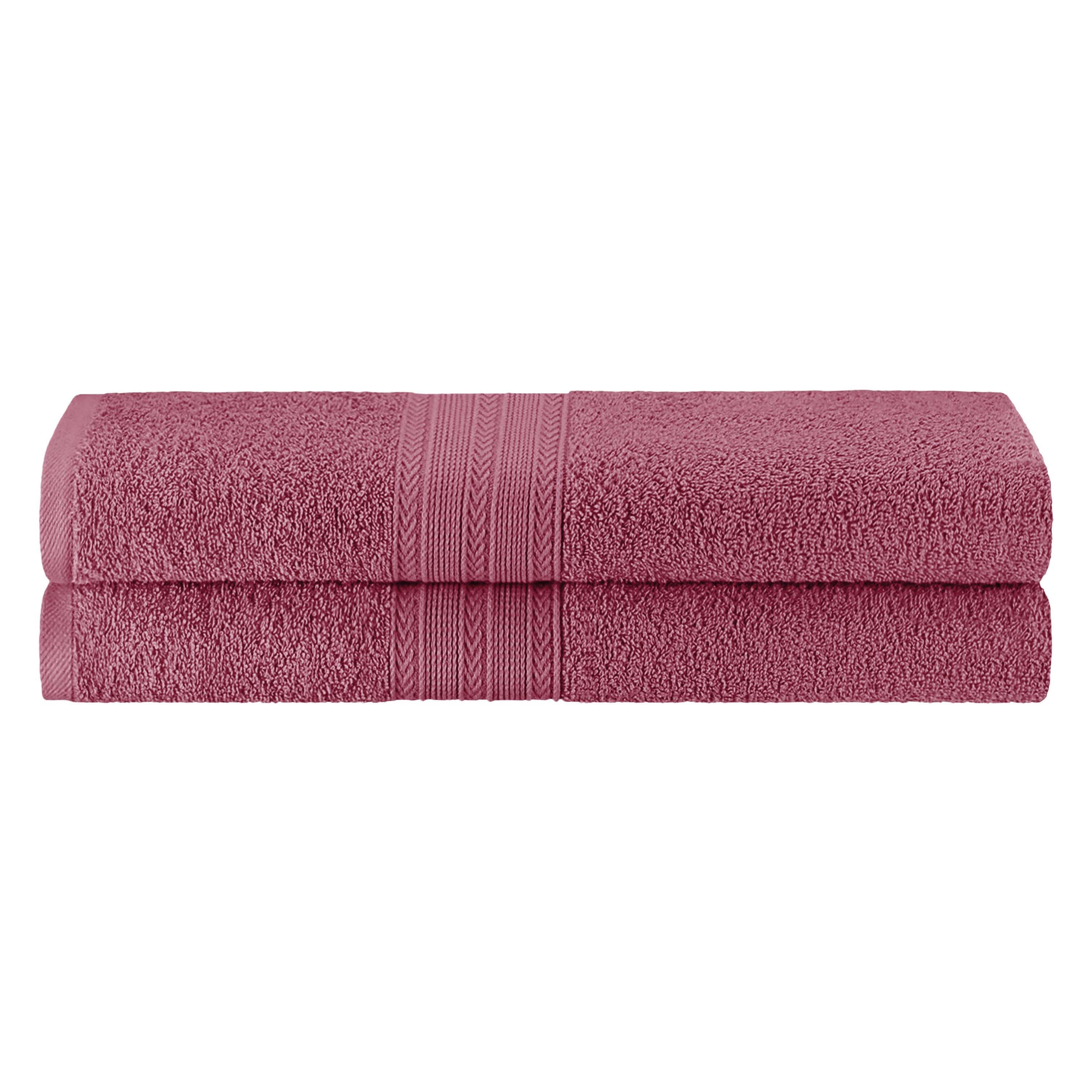 Soft Cotton Eco-Friendly 2-Piece Bath Sheet Towel Set - Ultra Absorbent & Quick Dry for Spa, Beach & Luxury Bathroom