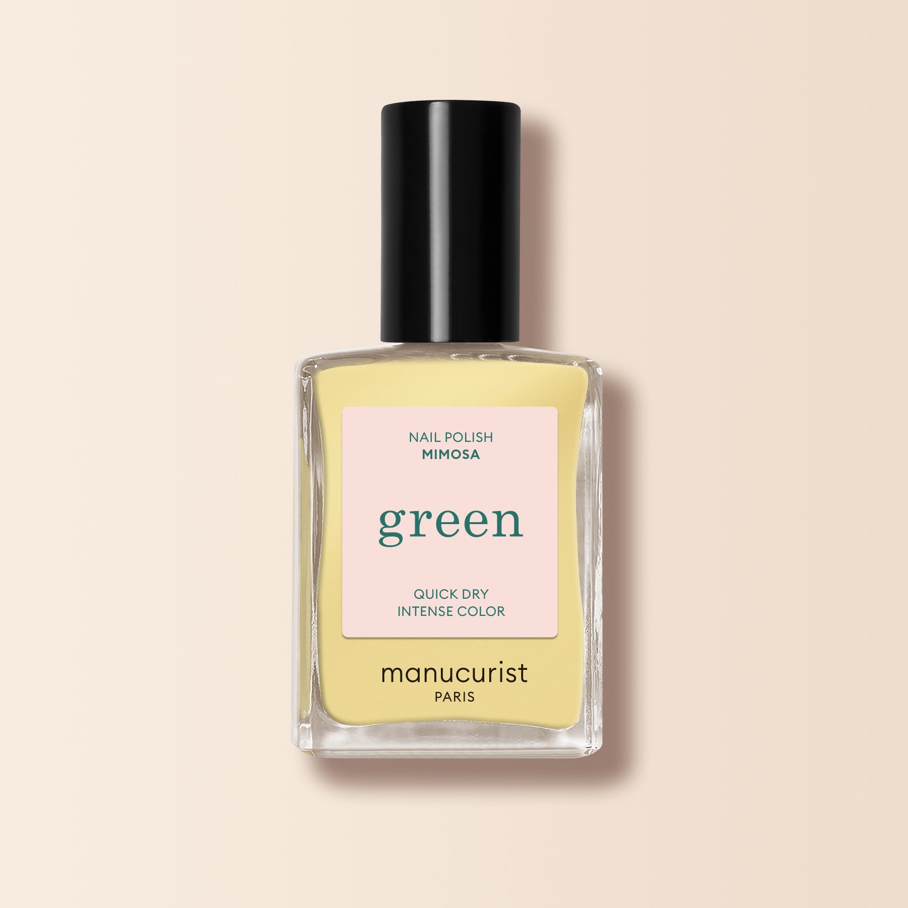 Vegan Green Nail Polish - Long Lasting Mimosa Shade for Manicure & Pedicure | Perfect for Spring, Summer Nails & Salon Use