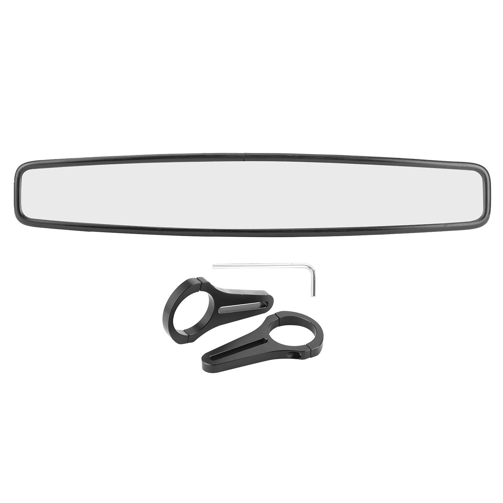 1.75 Inch Interior Rearview Mirror - Wide Angle View Clip-On Mirror Accessory for Yamaha Rhino ATV & UTV - Enhances Safety and Visibility for Off-Road Adventures