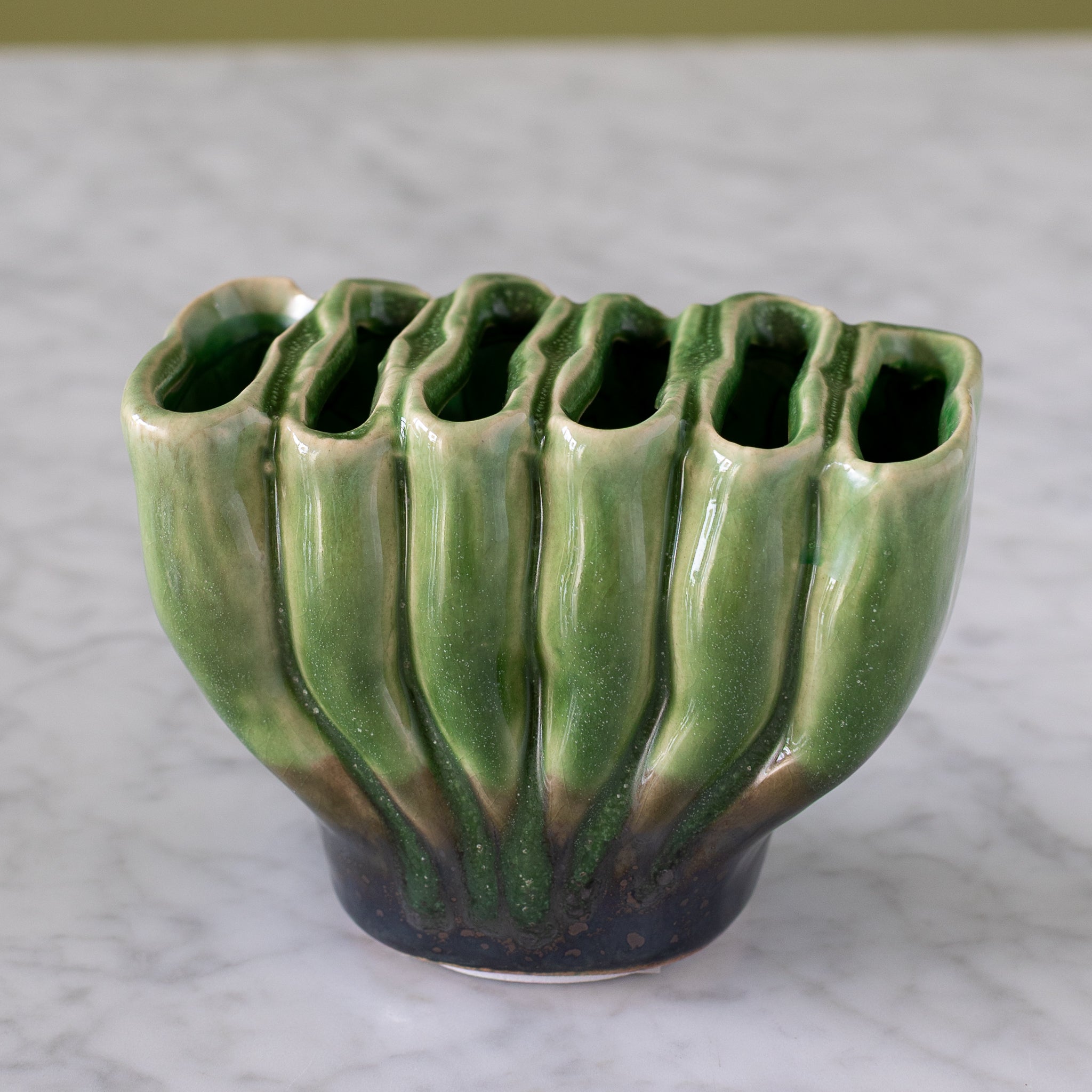 Handmade Artisan Ceramic Vase - Elegant Home Decor for Living Room, Dining Table & Wedding Centerpiece