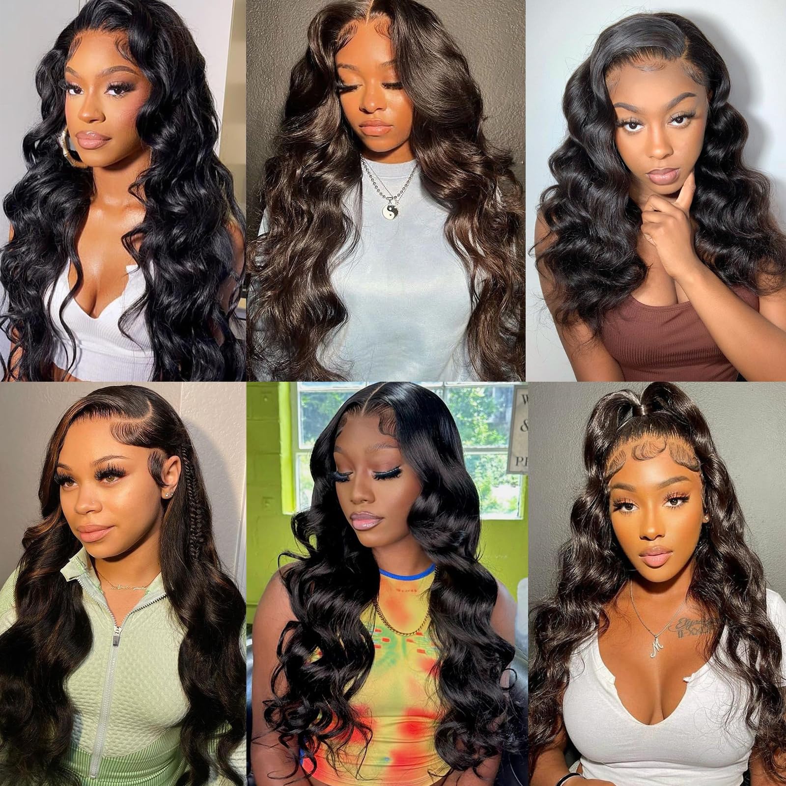 Premium 100% Unprocessed Brazilian Body Wave Human Hair Bundles - 3 Bundles Set (22/24/26 Inch) - 10A Grade Virgin Hair for Black Women - Natural Color Hair Extensions for Styling, Volume & Everyday Glam
