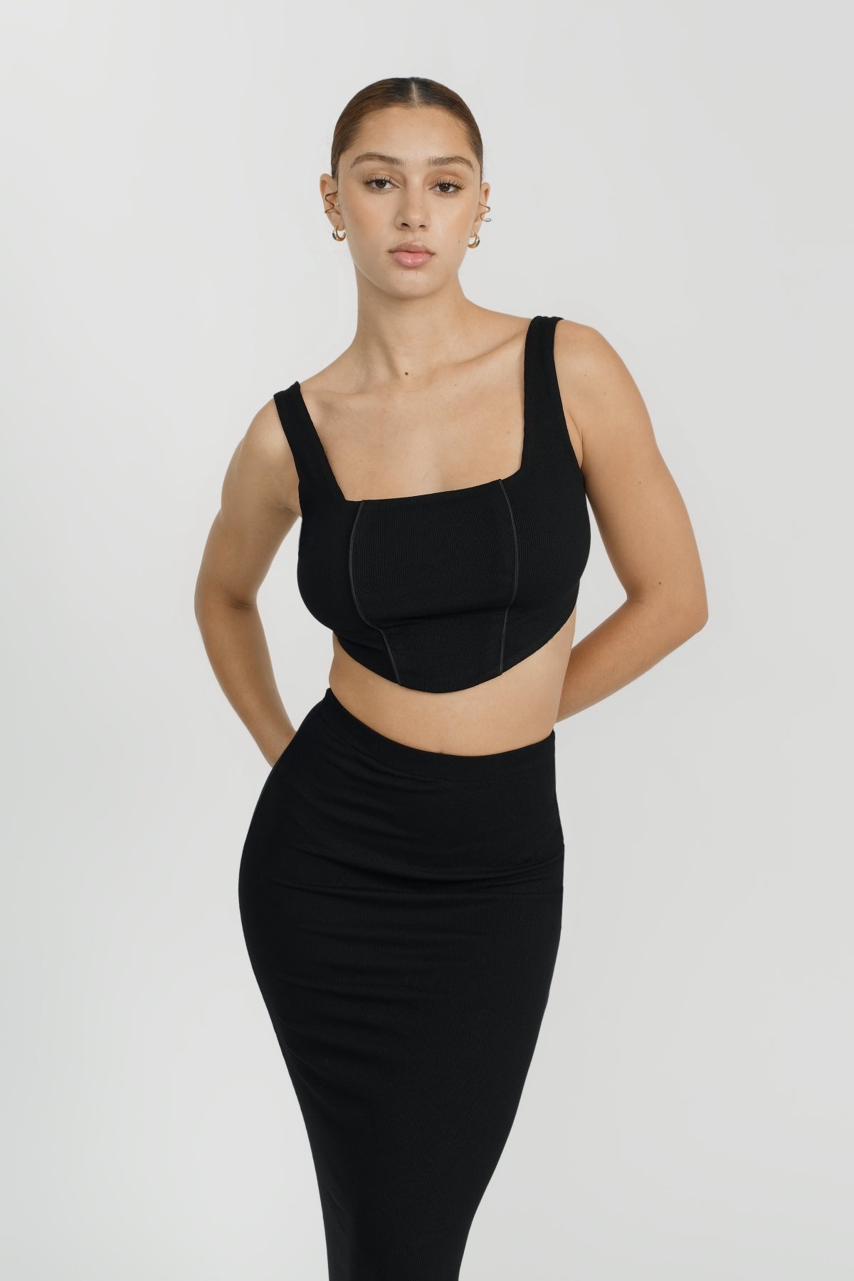 Kinsley Women's Fashion Top - Stylish Jet Black Blouse for Casual Wear & Office Outfits | Perfect for Everyday Use, Work, and Social Events