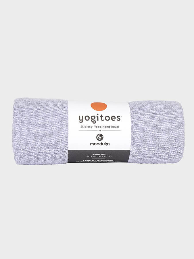 Manduka Yogitoes Yoga Hand Towels - Non-Slip, Absorbent & Eco-Friendly for Hot Yoga, Pilates & Workouts - Perfect for Grip & Sweat Control