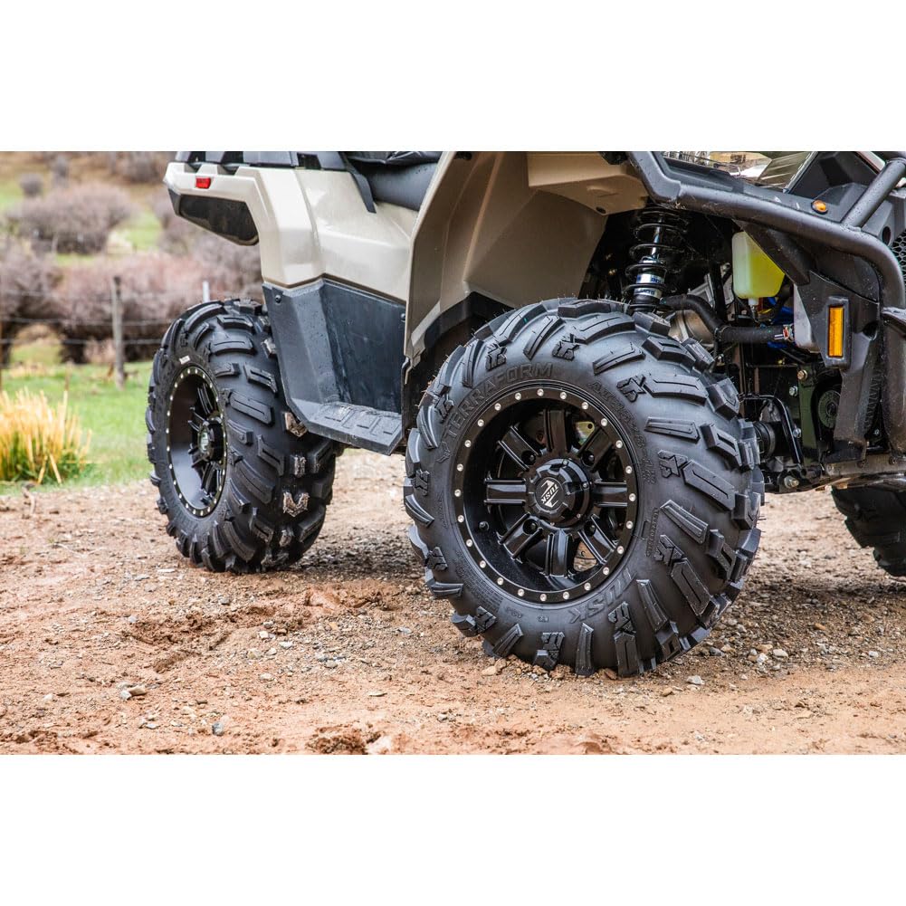 Tusk Terraform® 25x8-12 ATV/UTV Tires - Compatible with Polaris Ranger 800 Crew (2010-2014) - All-Terrain Off-Road Tires for Mud, Sand & Trail Riding