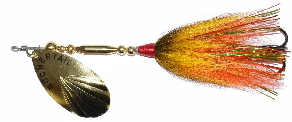 Buchertail Tin Buck Bucktail - Premium Fishing Lure for Bass, Trout & Walleye | Perfect for Freshwater & Saltwater Angling