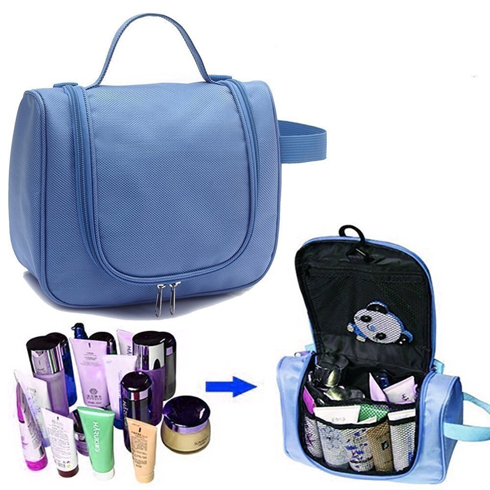 Unique Empire Waterproof Hanging Toiletry Bag - Multifunctional Travel Cosmetic Organizer for Women & Girls - Perfect for Makeup, Skincare & Travel Essentials
