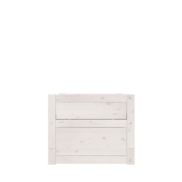 Wooden Cabin Bed for Kids - Twin Size Loft Bed with Ladder & Safety Rail - Perfect for Small Bedrooms, Playrooms & Sleepovers