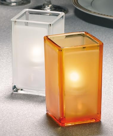 D'light Online 10-Hour Smokeless Disposable Liquid Candle Fuel Cartridges - Set of 144 for Restaurant Tables, Emergency Lighting & Romantic Ambiance