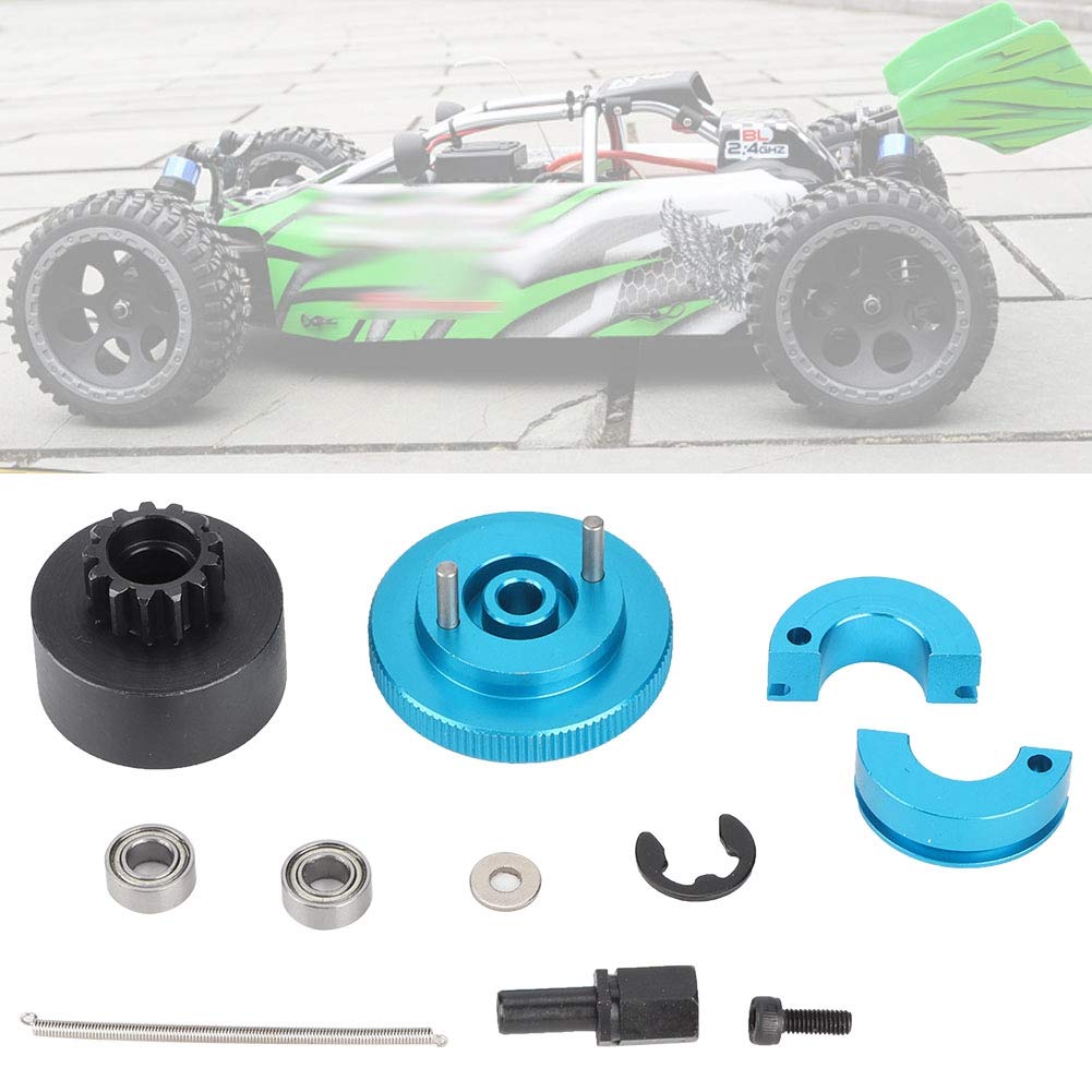 Drfeify 13T Speed Clutch Variator Set for 1/10 Scale RC Cars - High Performance RC Clutch & Bearing Kit (Blue) - Perfect for RC Racing, Drifting, and Off-Road Bashing