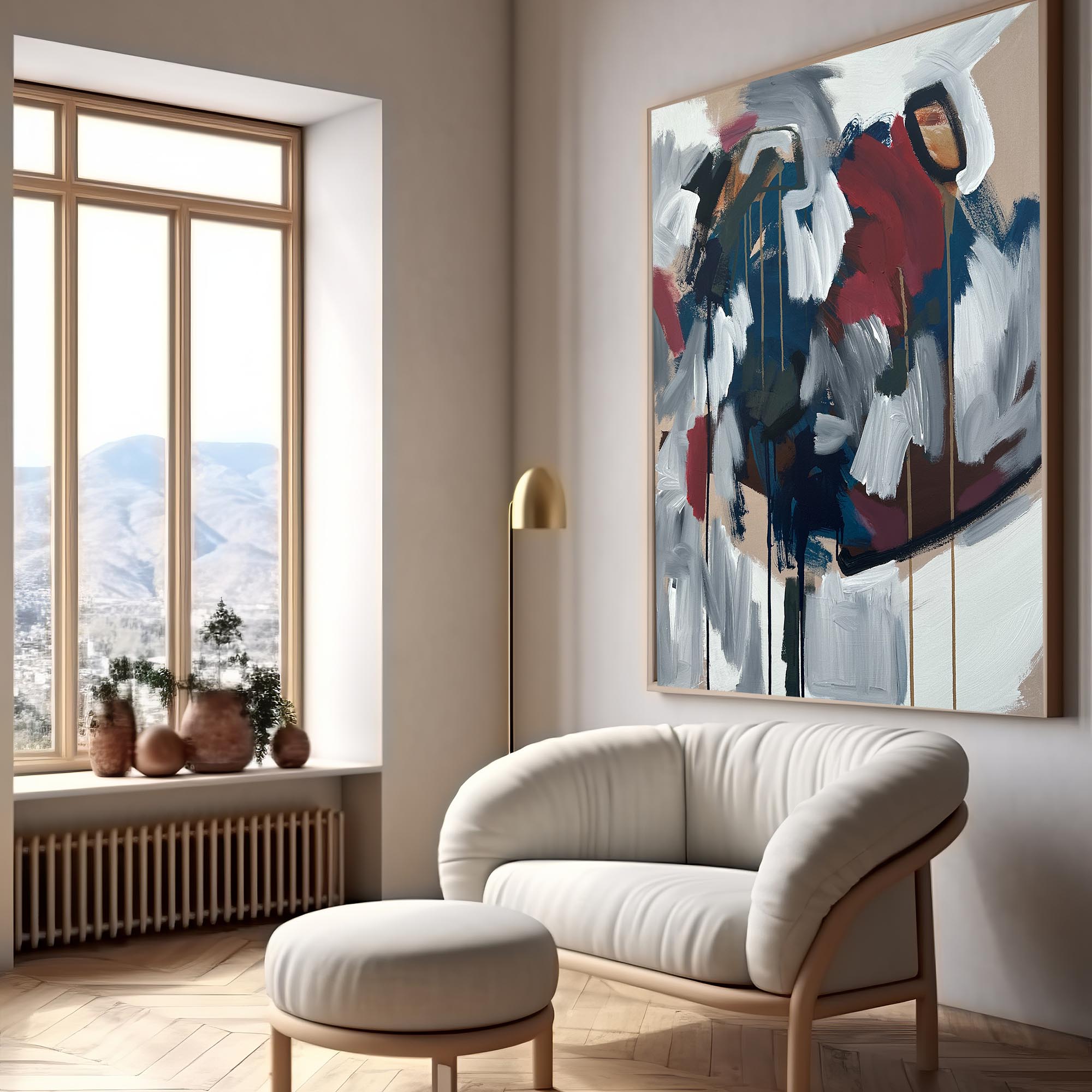 Wishful Thinking - Original Handmade Painting for Home Decor, Wall Art, Gift Idea | Perfect for Living Room, Bedroom & Office