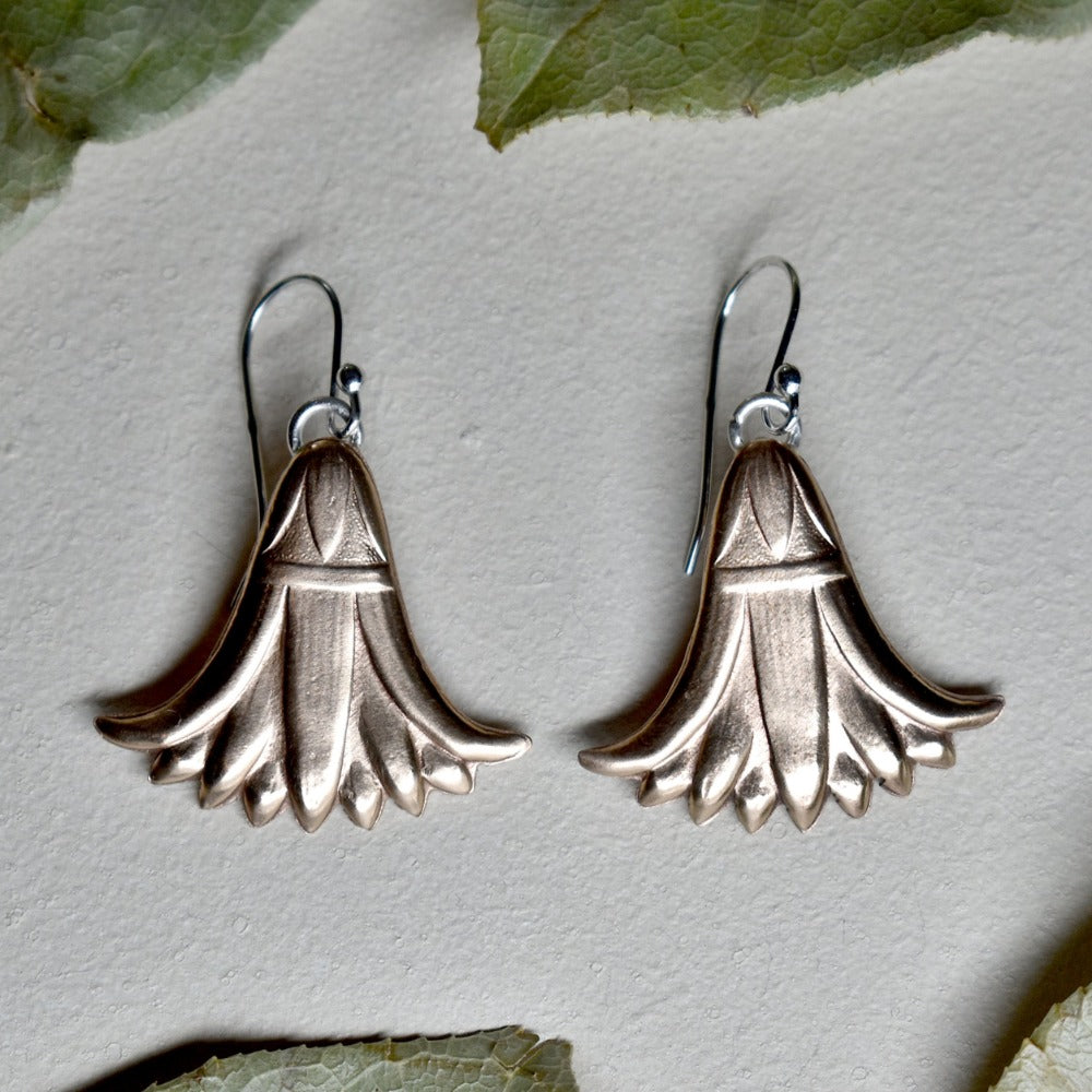 Egyptian Revival Bronze Drop Earrings - Handmade Vintage Jewelry for Women - Perfect for Weddings, Parties & Special Occasions