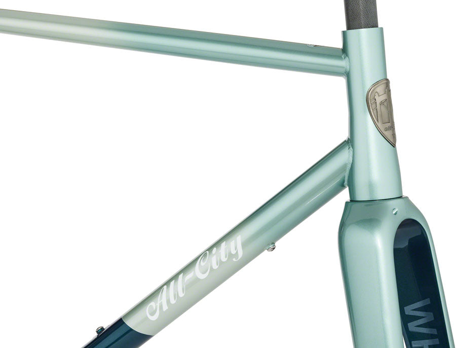 All City Cosmic Stallion Frameset - 650b/700c Steel Bike Frame in Rainbow Trout Color (49cm) | Perfect for Gravel Riding, Urban Commuting & Adventure Cycling