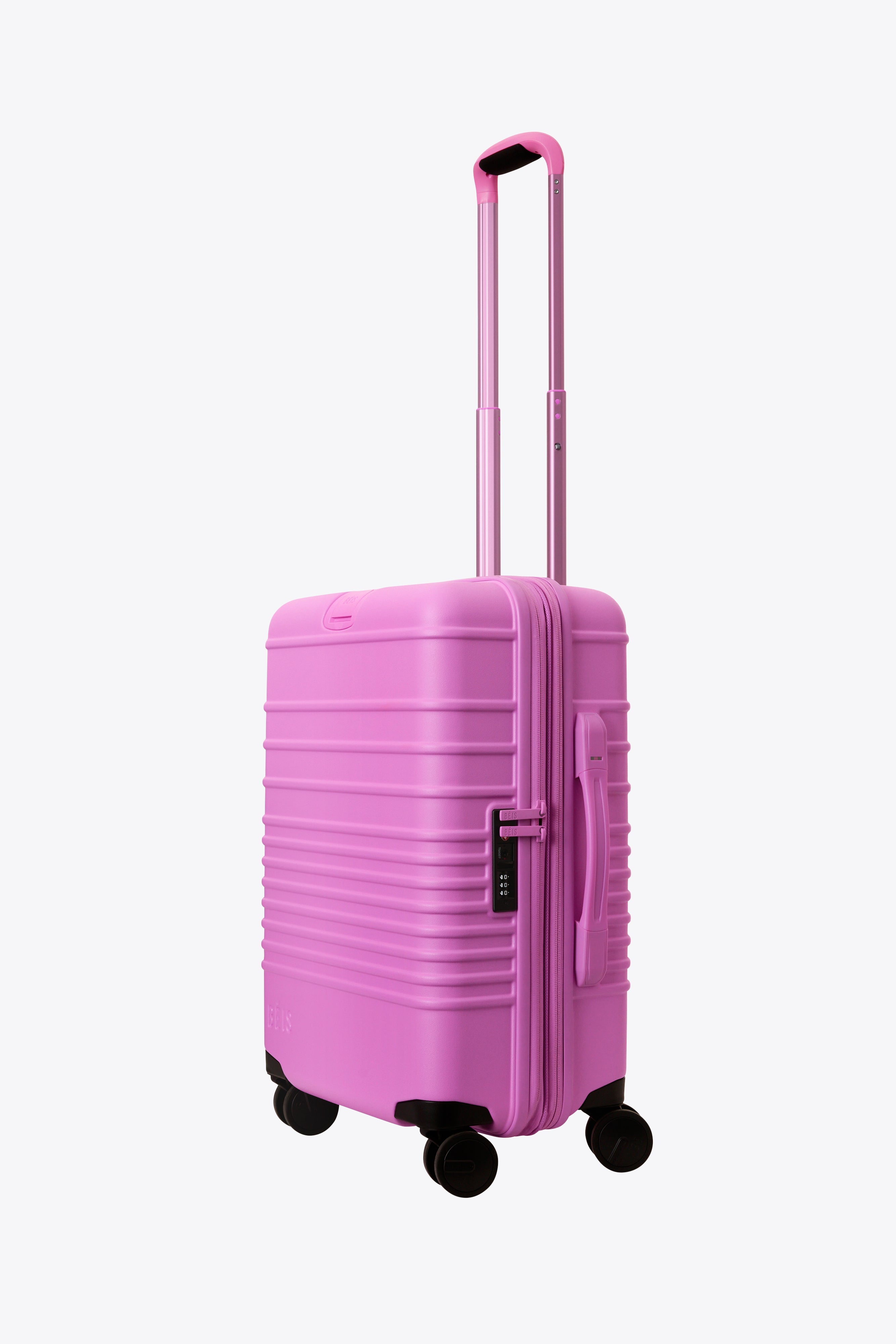 Berry Color Carry On Roller Luggage - Lightweight Spinner Suitcase for Air Travel, Business Trips & Weekend Getaways