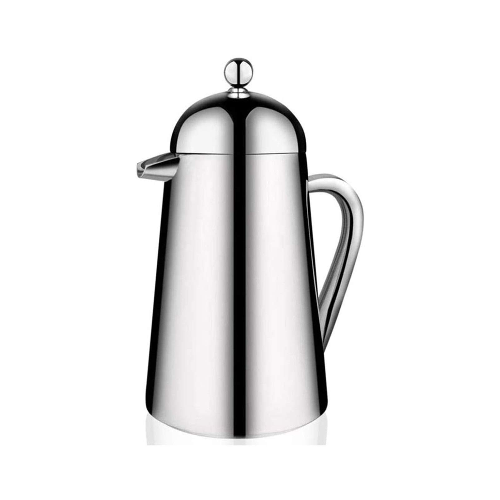 Premium 34 oz Stainless Steel French Press Coffee Maker - Double Walled Insulated Tea & Coffee Brewer Pot - 1000ml Capacity - Keeps Coffee & Tea Hot for Hours - Perfect for Home, Office & Camping Use