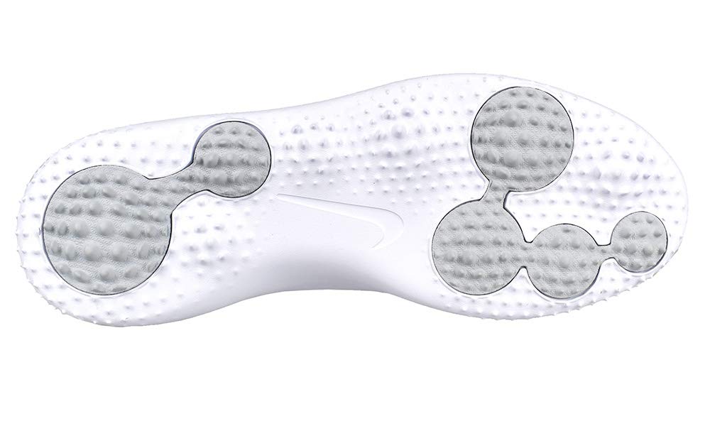 Nike Men's Roshe G Golf Shoes - Platinum, Size 10 | Comfortable & Lightweight Golf Footwear for Walking Courses | Perfect for Golfers & Casual Wear