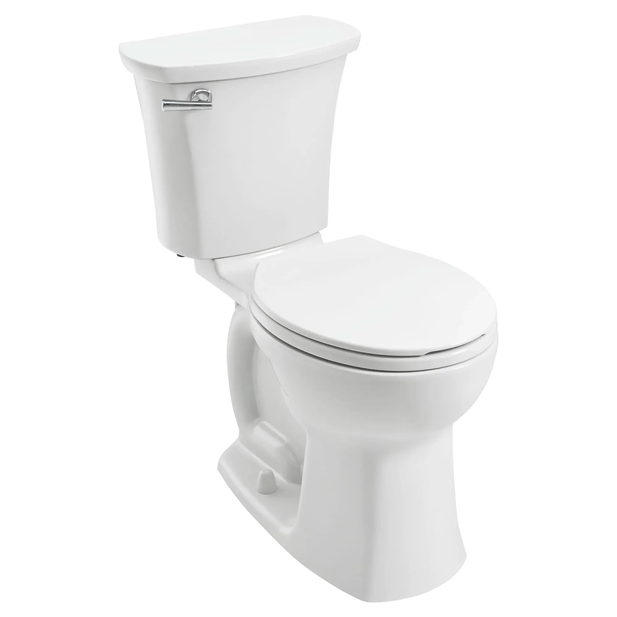 Edgemere® Two Piece 1.28 GPF/4.8 LPF Water Saving Round Front Toilet - 10 Inch Rough-In, Chair Height, Seat Not Included | Perfect for Small Bathrooms & Powder Rooms