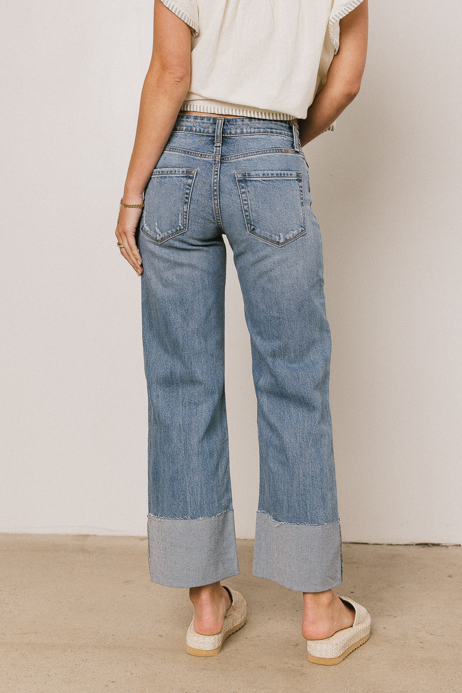 Kenneth Straight Leg Jeans for Women - Classic Comfort Denim Pants - Perfect for Casual Wear, Office & Everyday Outfits