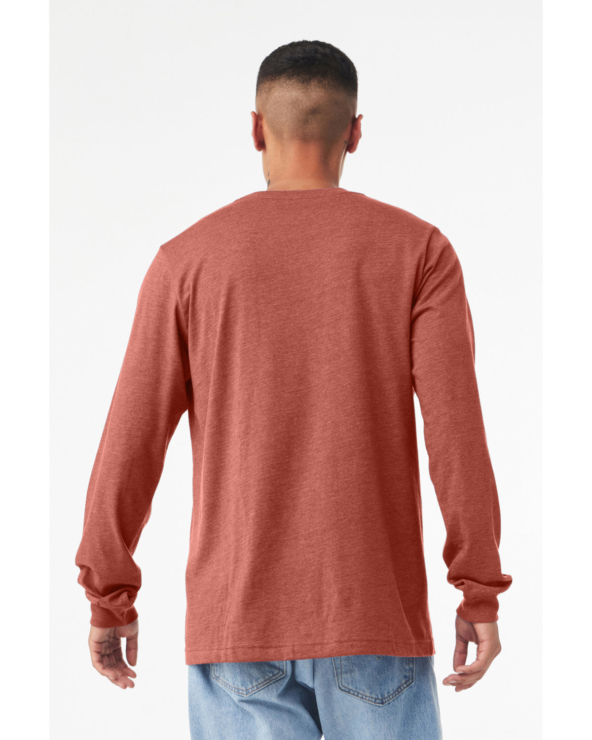 Bella + Canvas 3501CVC Unisex CVC Jersey Long Sleeve T-Shirt - Soft Cotton Blend Crewneck Tee for Men & Women - Perfect for Casual Wear, Layering & Everyday Comfort