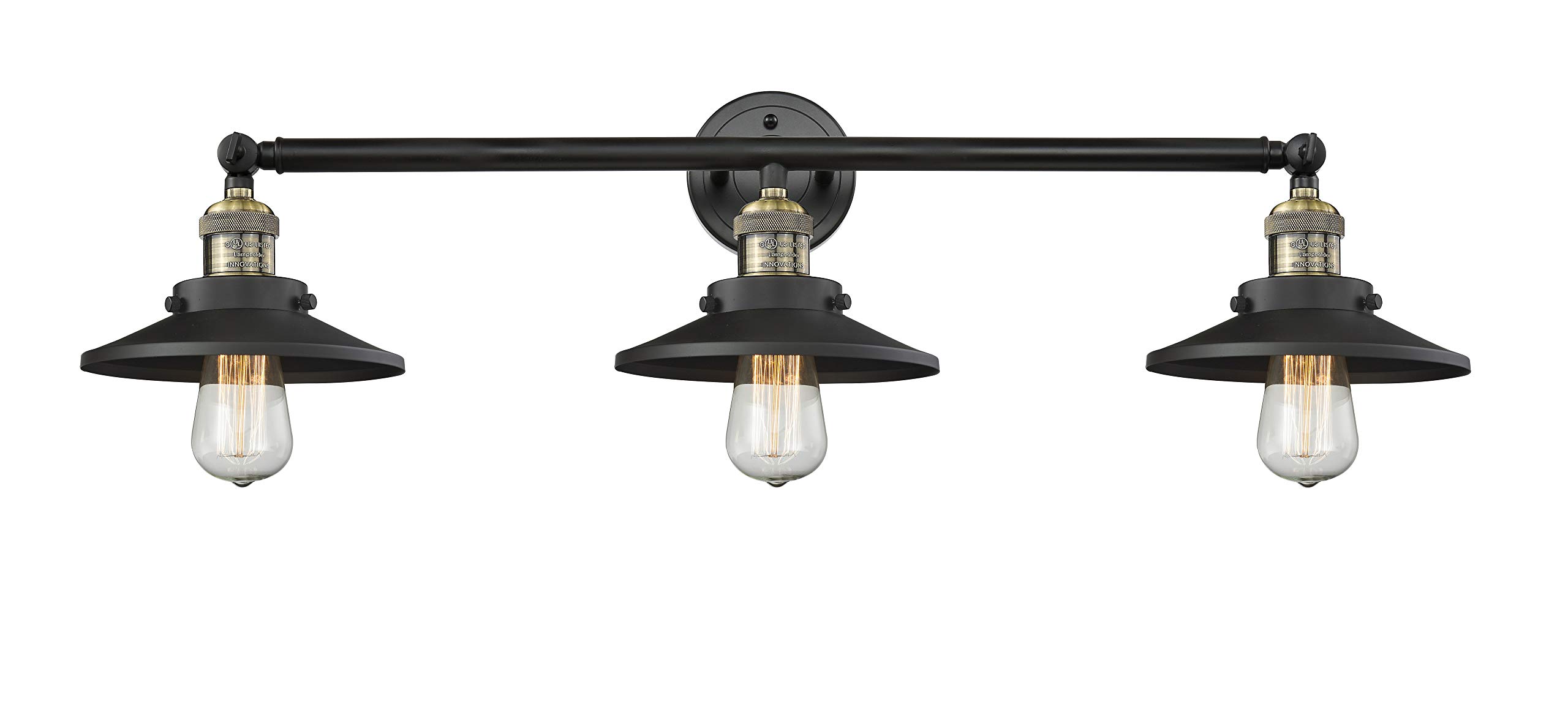 Innovations INNO205-BAB-S-M6-LED Modern Two-Tone LED Bathroom Vanity Light Fixture - Perfect for Bathroom, Powder Room & Dressing Room Lighting