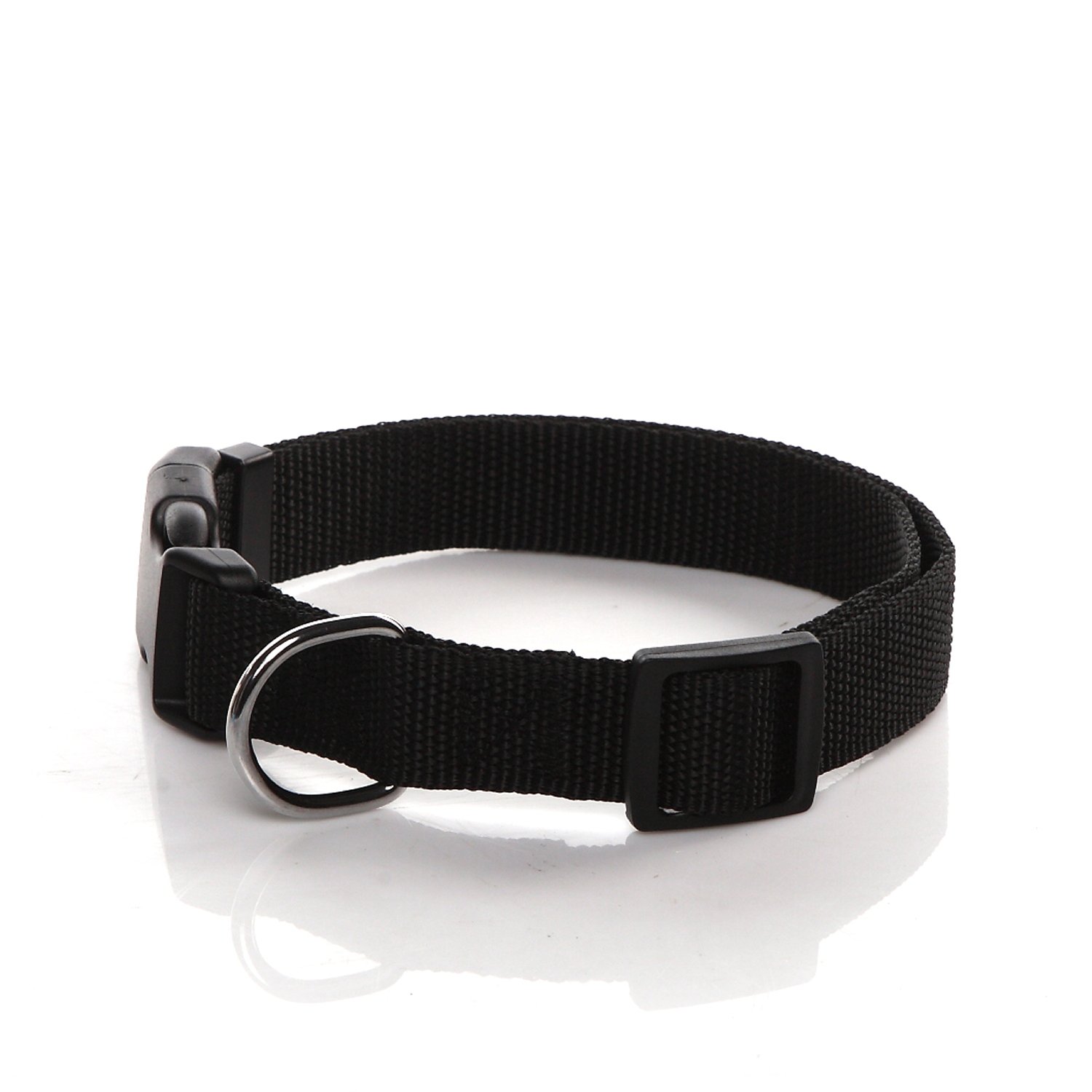Durable 5/8 Inch Wide Adjustable Nylon Dog Collar for Medium & Large Dogs - Perfect for Daily Walks, Training & Outdoor Adventures