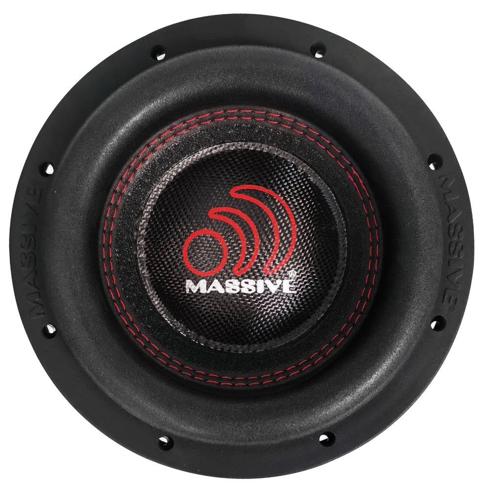HIPPO84V2 8-Inch 500 Watts RMS Dual 4 Ohm Car Subwoofer - Powerful Bass for Car Audio & Home Theater Systems