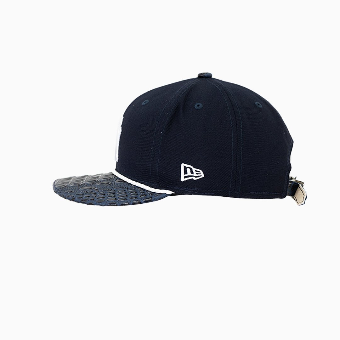Breyer's Buck 50 New York Yankees Patent Leather Baseball Cap - Stylish MLB Fan Gear for Games & Streetwear