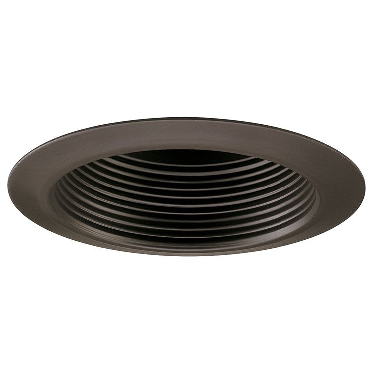 5 Inch Deep Step Baffle Recessed Light Trim - Modern LED Ceiling Lighting Fixture for Living Room, Kitchen, Bedroom & Hallway