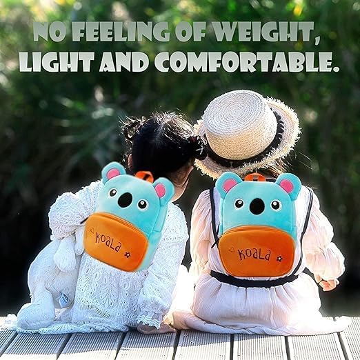 **Cute Plush Cartoon Toddler Backpack for Girls & Boys Ages 1-5 – Lightweight Preschool Backpack for Nursery, School, Travel & Picnic – Soft Kids Travel Bag for Daycare & Outdoor Adventures**