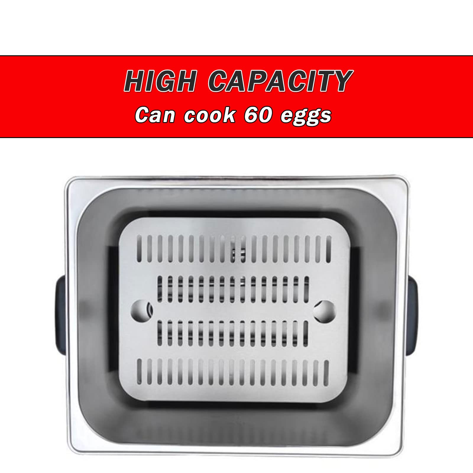 **Large Capacity Commercial Egg Cooker - Constant Temperature Hot Spring Egg Steamer for Perfect Soft, Medium & Hard Boiled Eggs - Ideal for Restaurants, Cafes & Home Kitchens**