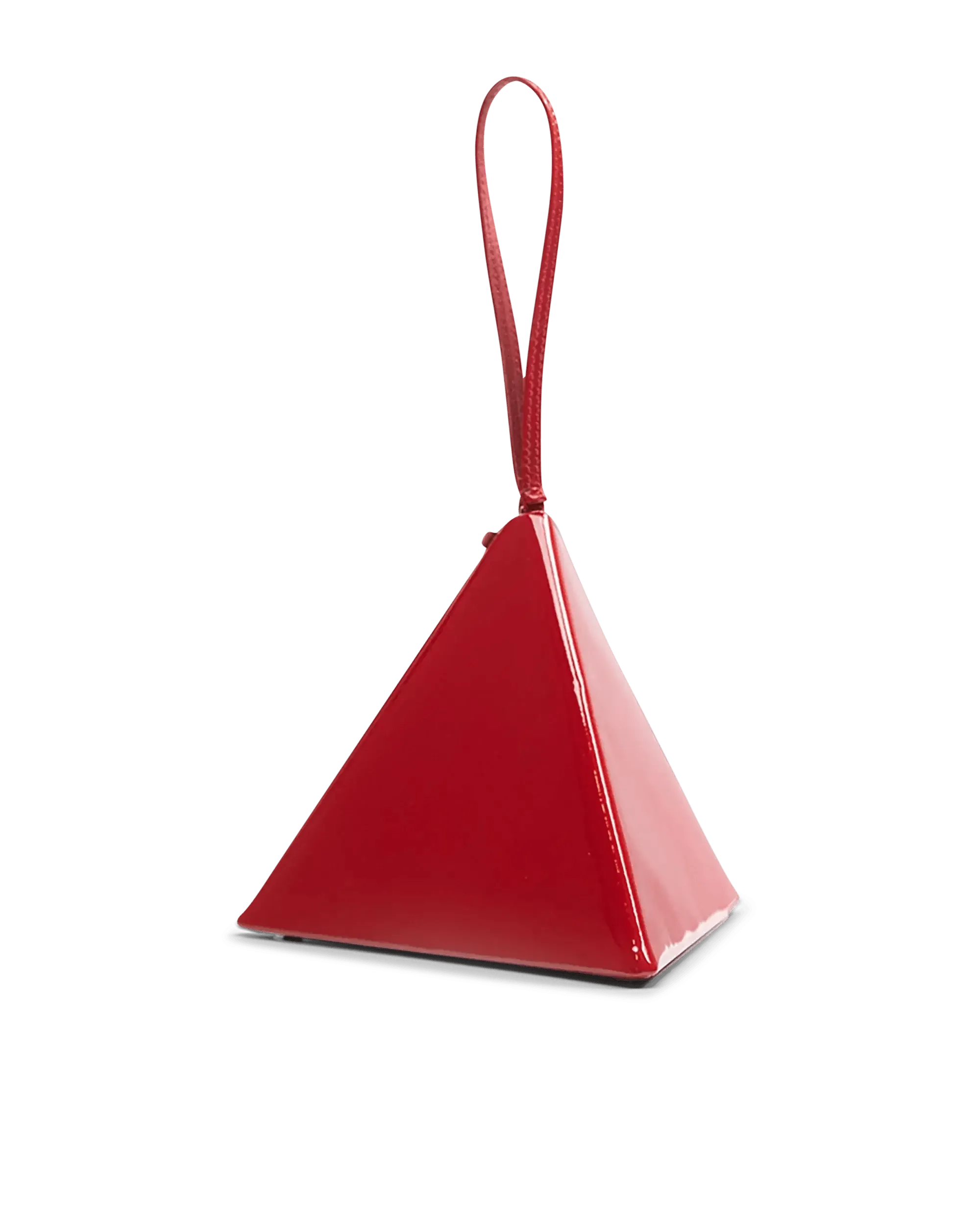 Mini Patent Pyramid Bag - Stylish Crossbody Purse for Women, Trendy Small Shoulder Bag, Fashionable Handbag for Daily Use, Work, Travel, and Parties