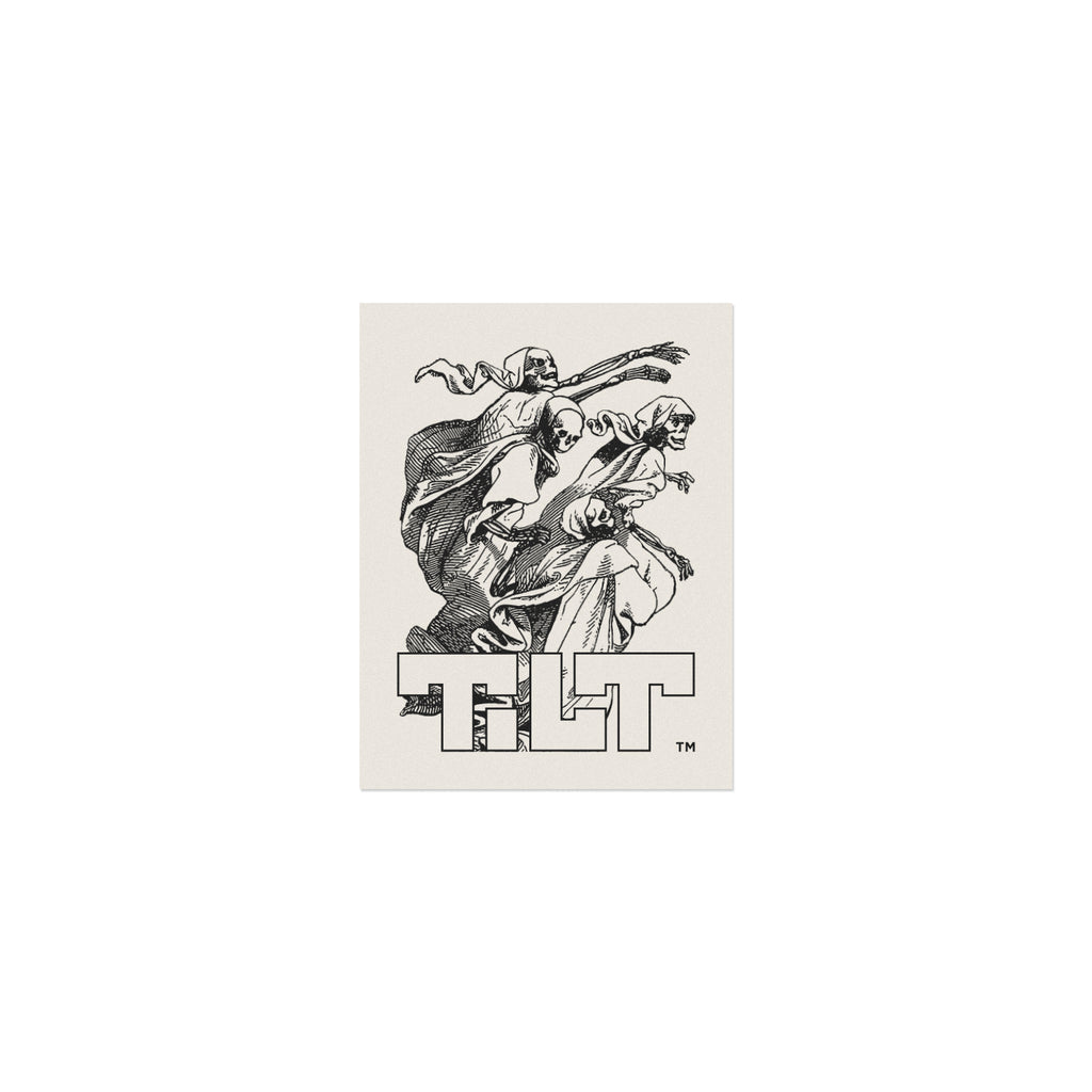 TiLT Phantom Sticker - High-Quality Bone Design Decal for Laptops, Skateboards & Water Bottles - Durable Vinyl Stickers for Personalization