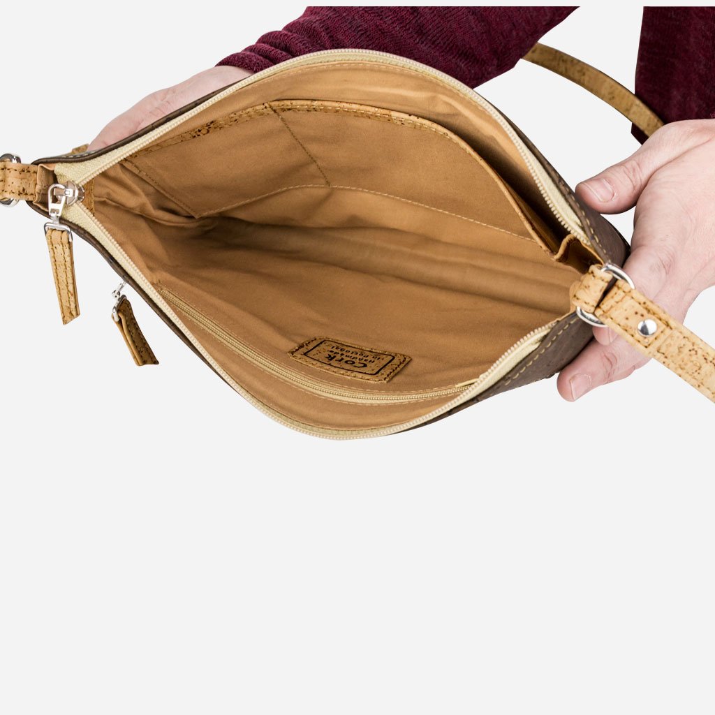 Vegan Leather Crossbody Purse for Women | Handmade in Portugal | Stylish & Eco-Friendly Handbag for Everyday Use, Travel & Shopping