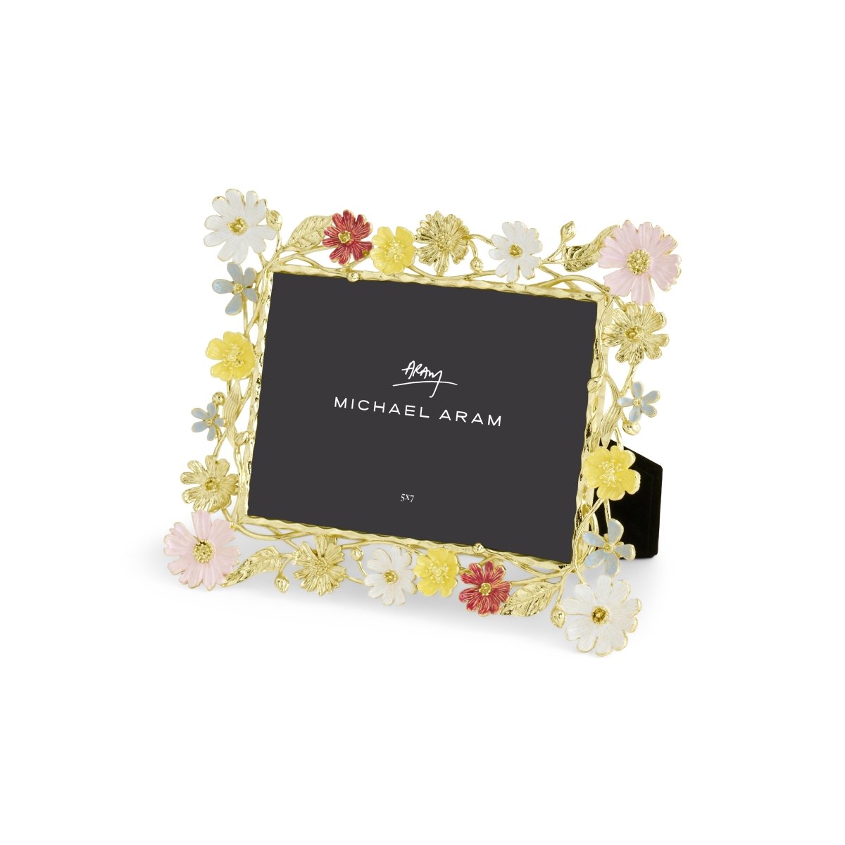 Wildflowers 5x7 Picture Frame - Elegant Floral Photo Display for Home Decor, Office, or Gift Giving