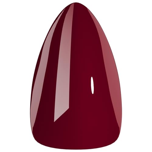 almond burgundy red