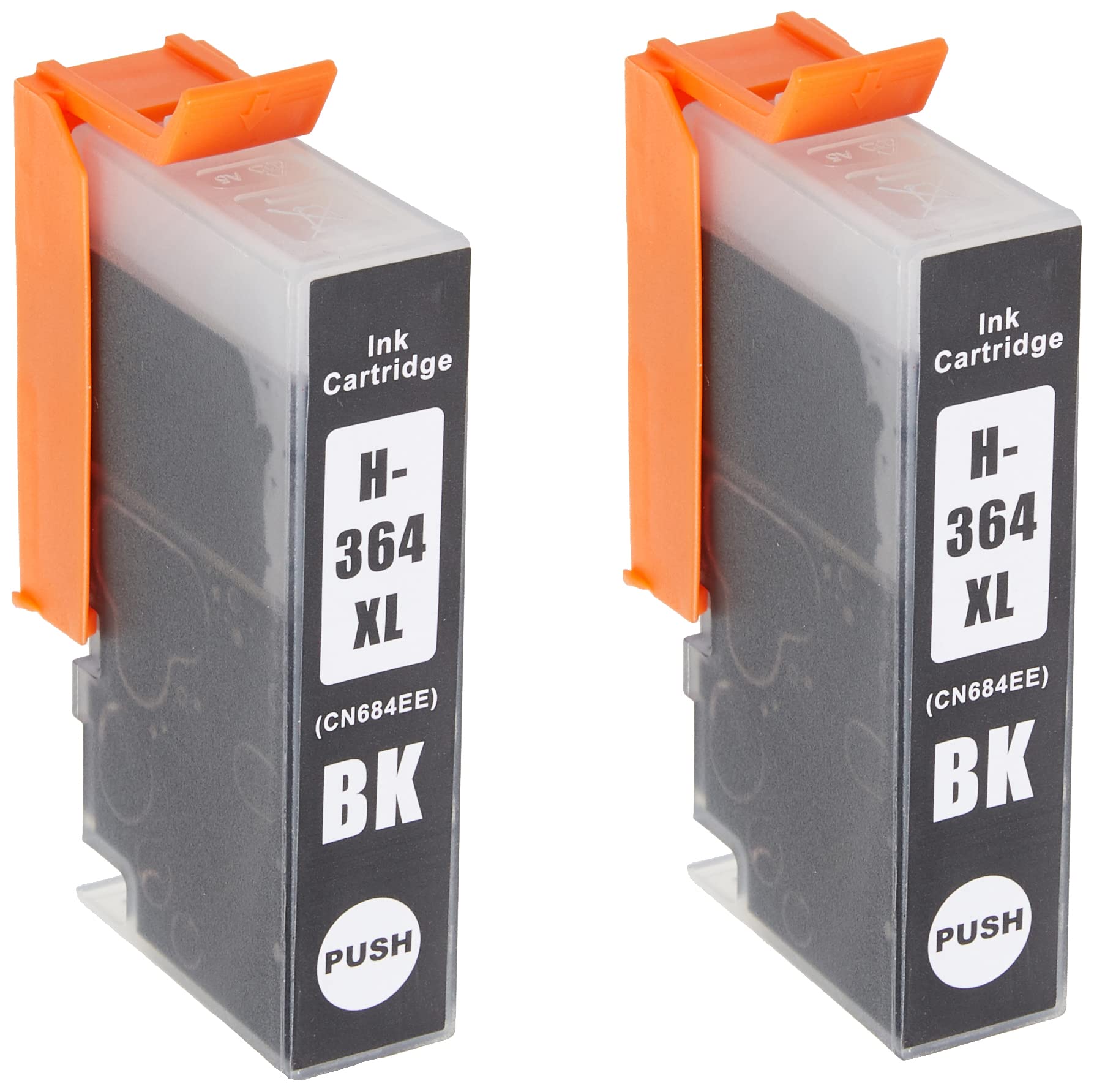 Go Inks 2-Pack HP 364 XL (HP364Bk) Compatible Black Printer Ink Cartridges - Replacement for HP Photosmart Printers - Perfect for Home Office Printing & School Projects