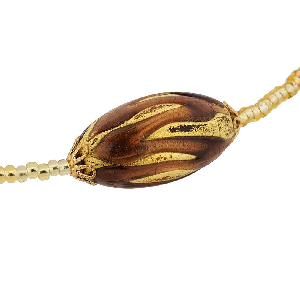 Venetian Murano Glass Royal Purple Pendant Necklace - Handcrafted Italian Jewelry for Women, Perfect for Weddings & Special Occasions