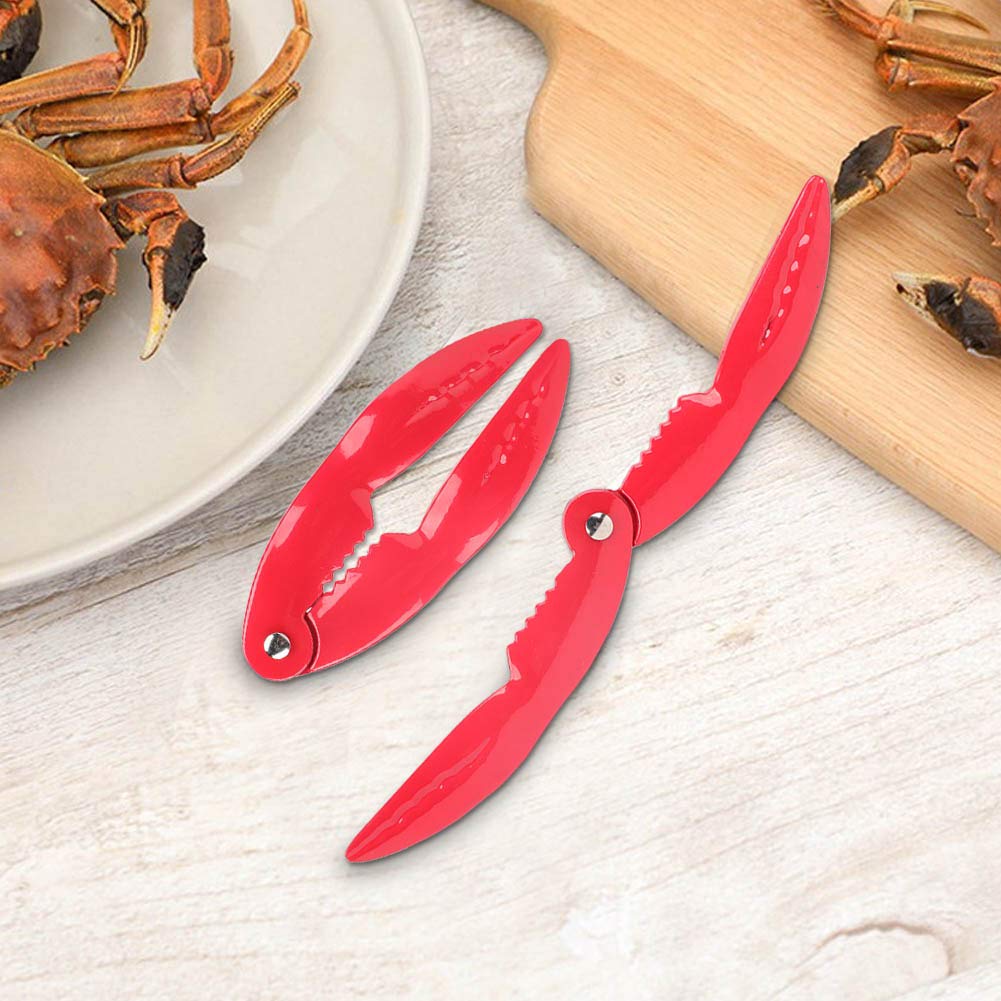 Premium Seafood Cracker Tool - Heavy Duty Crab & Lobster Shell Cracker with Comfort Grip - Perfect for Cracking Crab Legs, Lobster Claws, and Shellfish - Essential Kitchen Gadget for Seafood Lovers