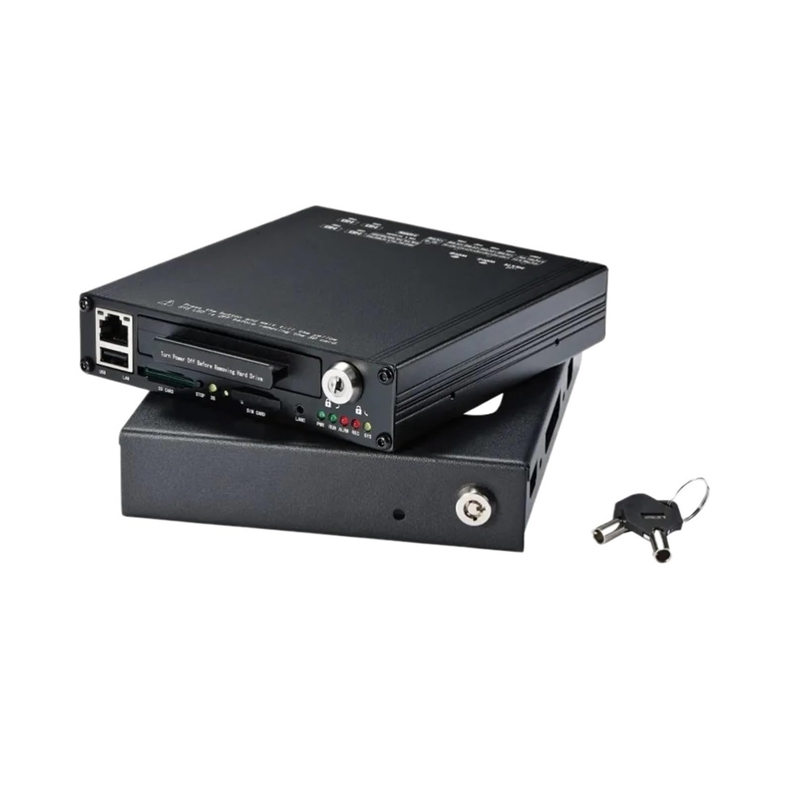 4CH AHD HDVR9804 Car DVR Kit with 4 Mini Cameras, GPS, WiFi, G-Sensor & 4G Support - Ideal for Bus, Truck & Fleet Vehicle Surveillance & Security Monitoring