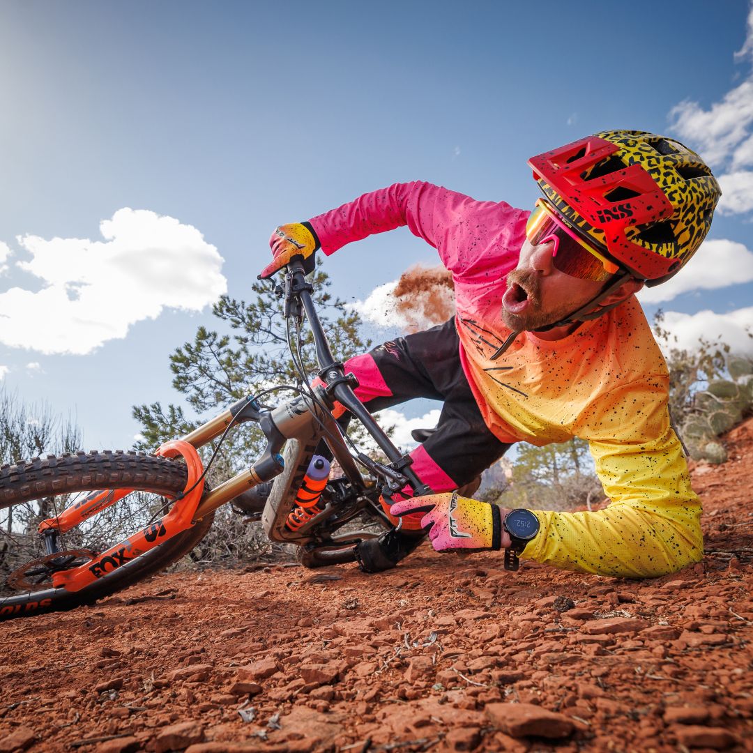 High-Speed Off-Road Italo LS Jersey - Breathable Long Sleeve Cycling Shirt for Mountain Biking & Trail Riding - Perfect for Outdoor Adventures & Endurance Sports