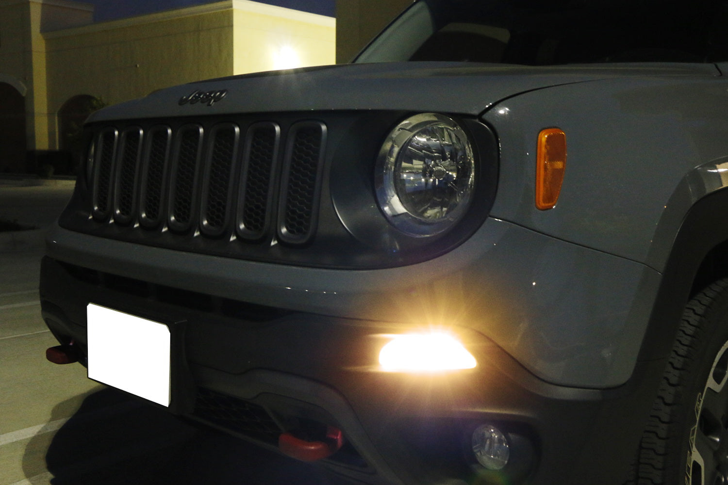 2500K Amber LED Daytime Running Light Bulbs - Compatible with 2015-2019 Jeep Renegade - DRL Replacement for Enhanced Visibility & Safety - Perfect for Off-Roading, Night Driving & Foggy Conditions
