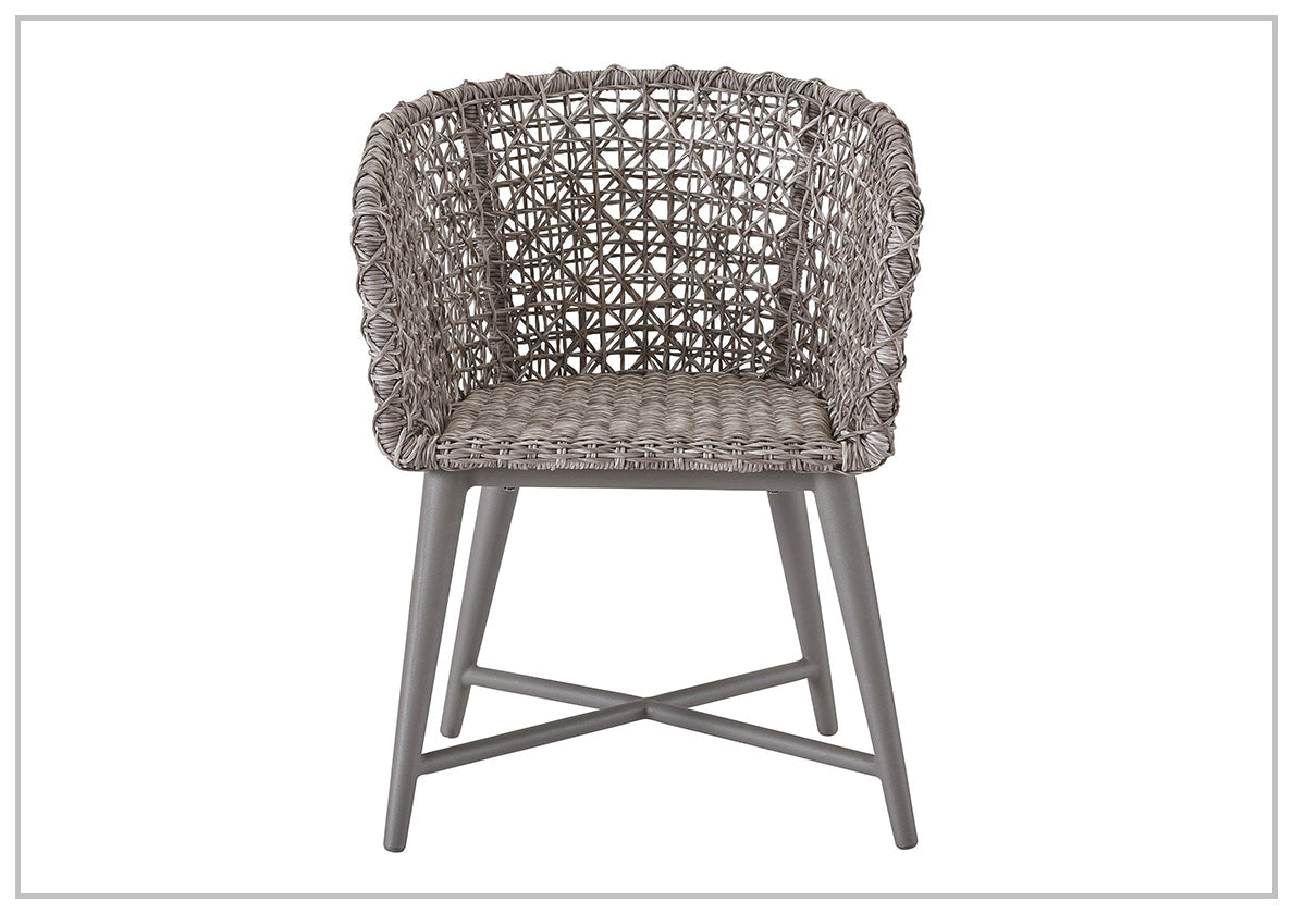 Universal Coastal Living Outdoor Dining Chair - Weather-Resistant Gray Patio Furniture for Beach House, Porch & Garden Dining