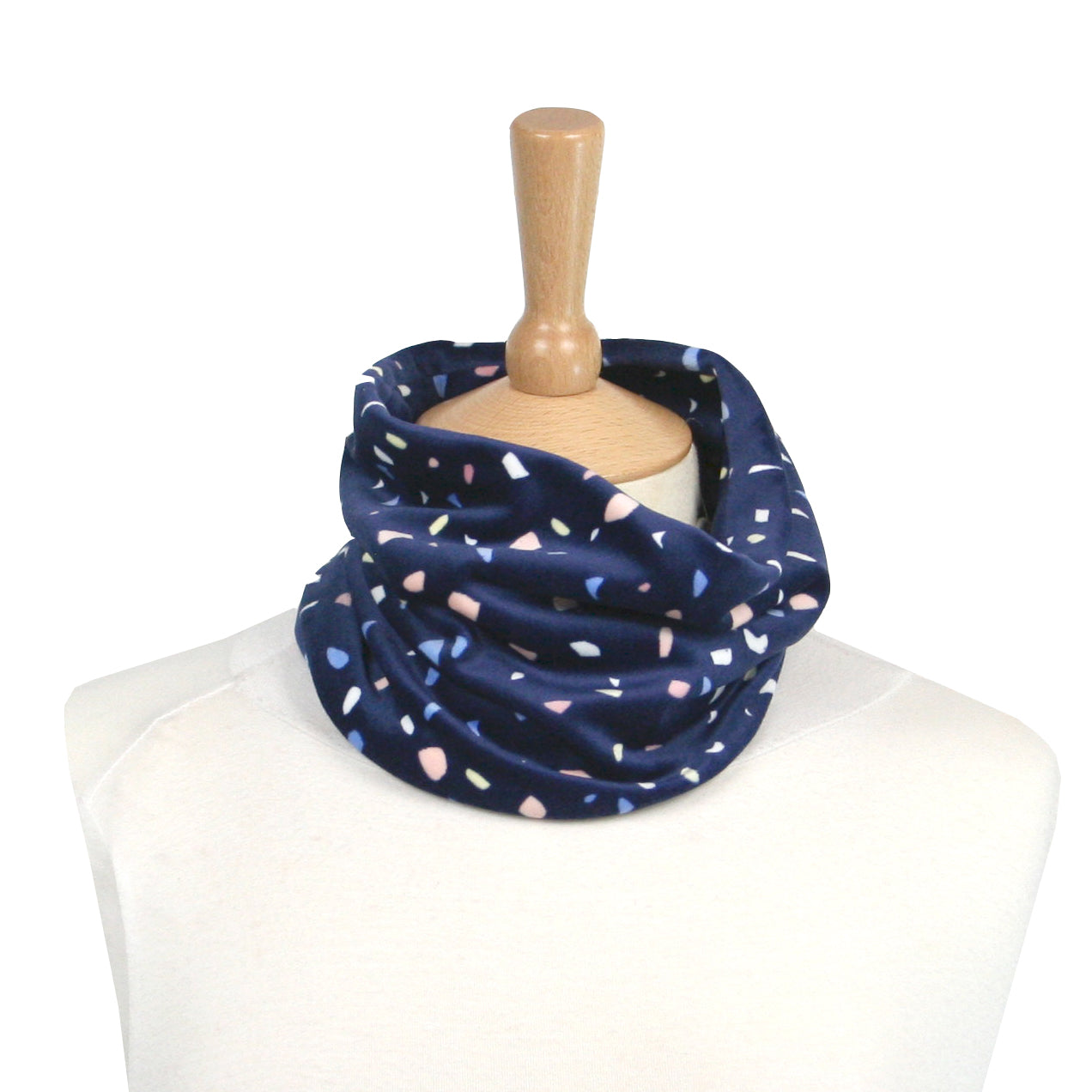 Bright Blue Sprinkles Children's Snood - Warm & Stylish Winter Scarf for Kids - Perfect for Outdoor Play, School & Cold Weather Activities
